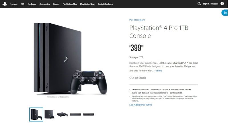 PS4 Pro Production Might Be Discontinued, Price Drop Hinted