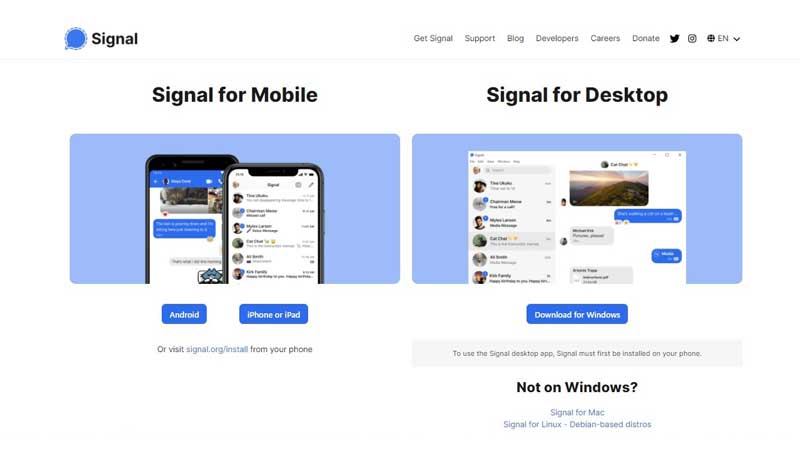 Download Signal for Windows 10
