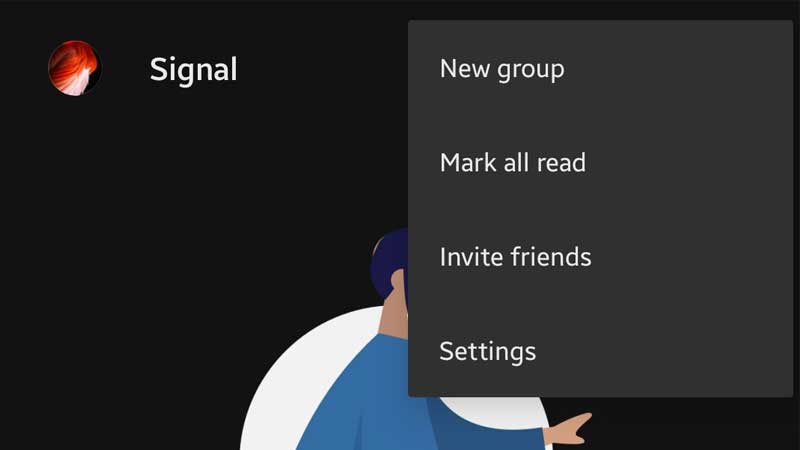 Signal App Android Settings