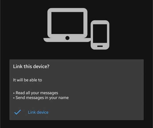 Link Signal App with Computer