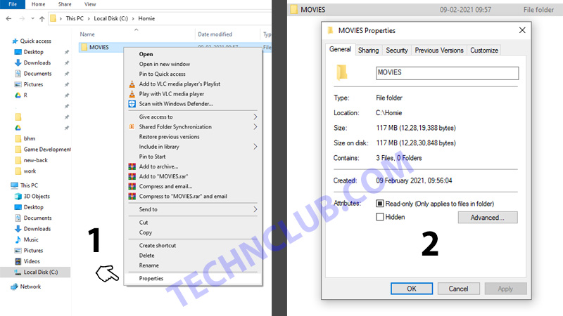 Windows 10 Folder Sharing Properties