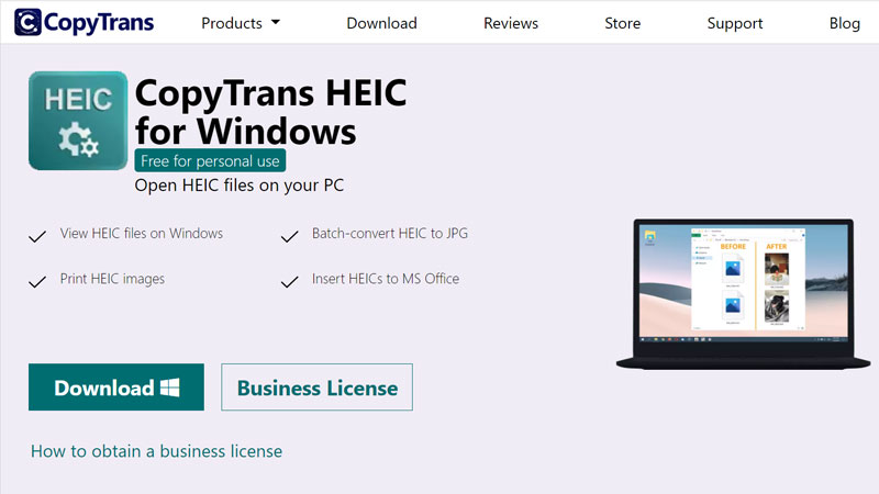 How to open heic file in windows 10 with copytrans