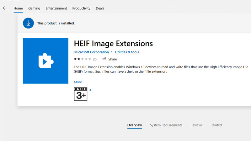 How to open heic file in windows 10