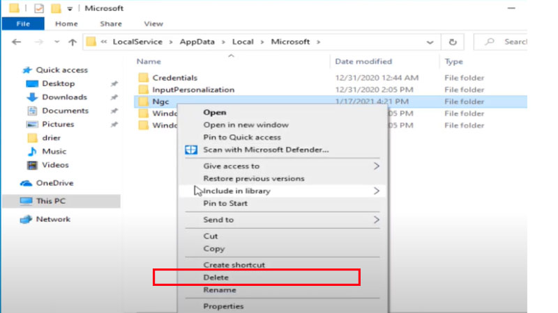 how to fix something happened and your pin isn't available error