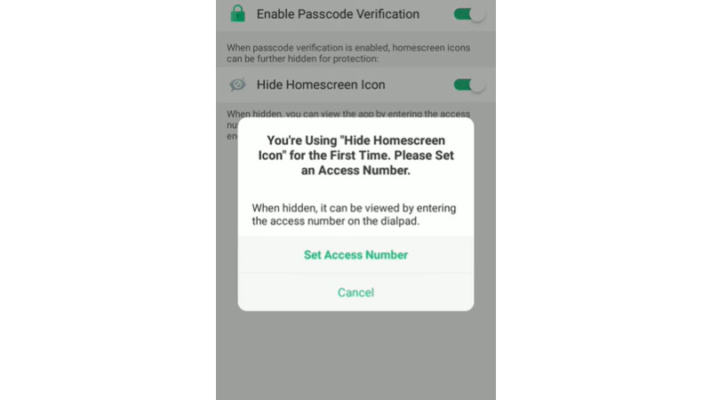how to hide apps in oppo