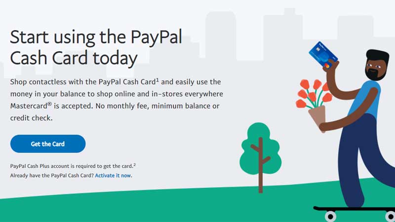 Paypal Cash Card