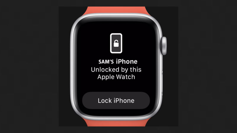 how to unlock iphone with apple watch