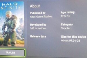 Halo Infinite Download Size Leaked