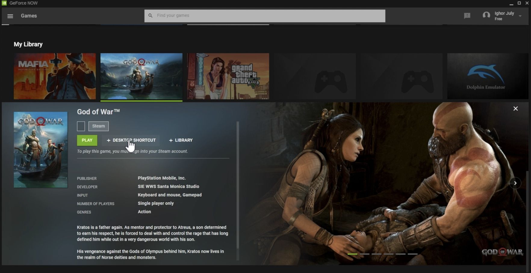 God Of War Coming To PC, According to NVIDIA Geforce NOW