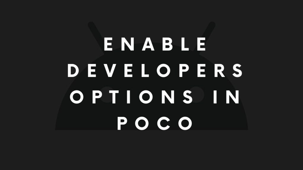 Poco USB Debugging Guide