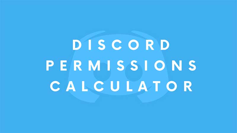 Discord Permissoin Calculator