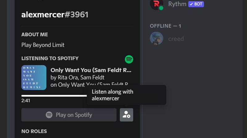 Discord Spotify Music Controls