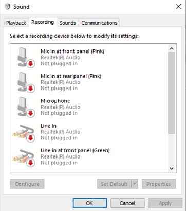 Windows 10 Stereo Mix Missing