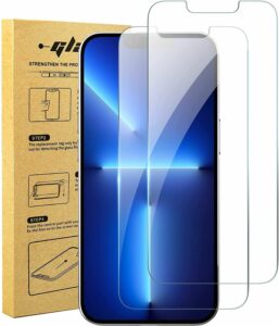 xiwxi Tempered Glass Screen Protector Compatible for iPhone 13 iphone 13 Pro Screen Protector