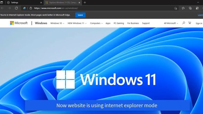 How to Install Internet Explorer 10 in Windows 11
