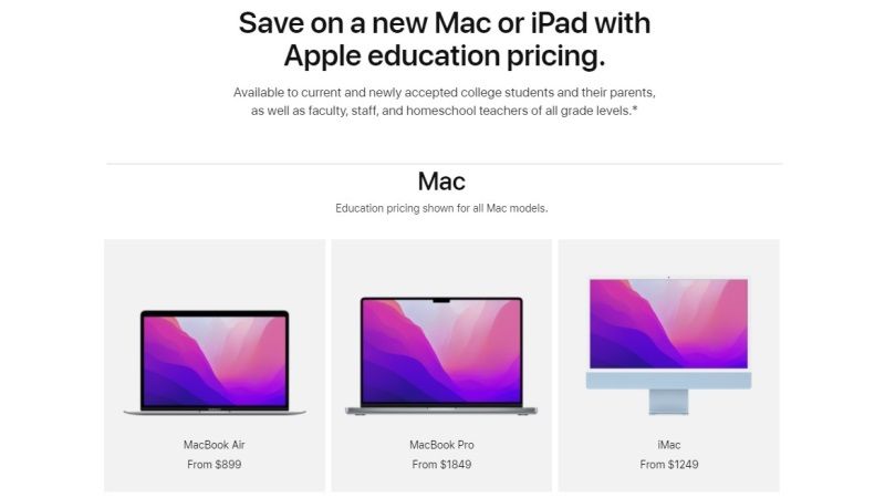 apple student discount on m1 max macbook