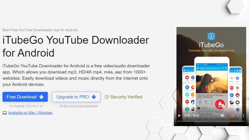 itubego youtube video downloader
