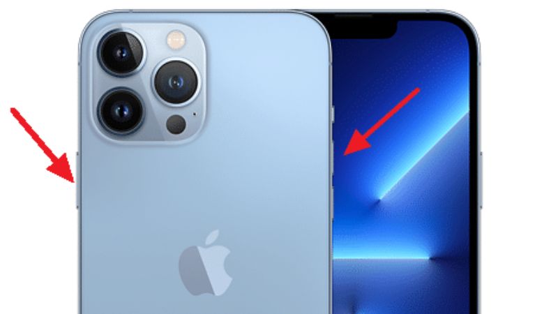 taking a screenshot on iphone 13