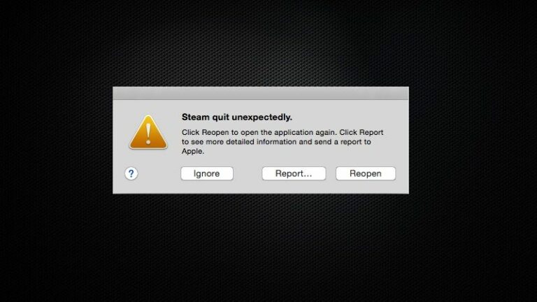 how to fix steam quit unexpectedly error