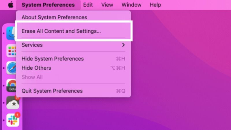 how to reset mac in monterey