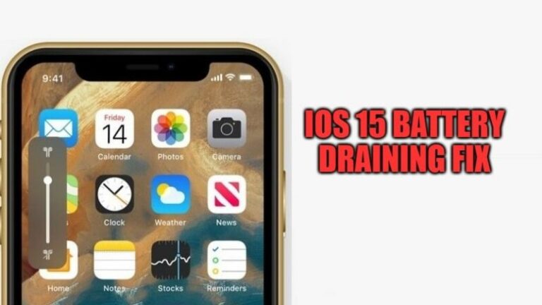 ios 15 battery draining fix
