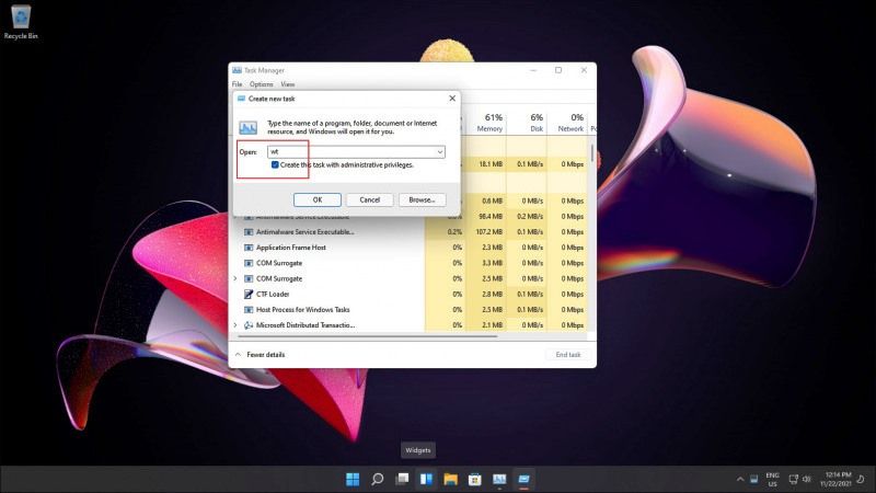 open windows terminal as administrator in windows 11