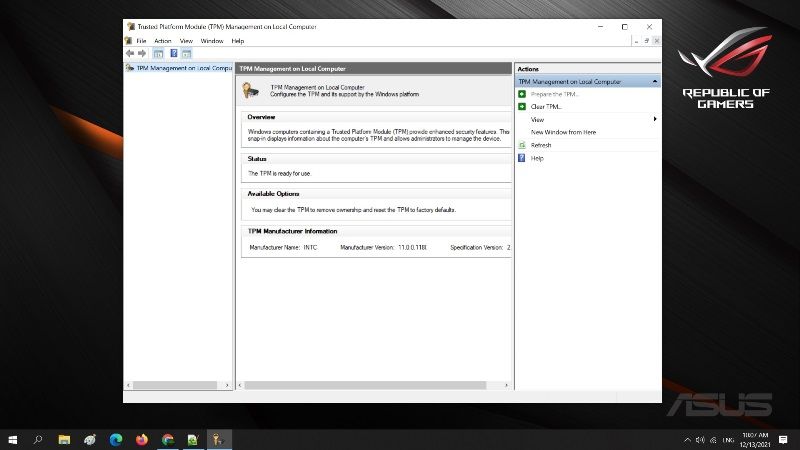 enable tpm on windows 11