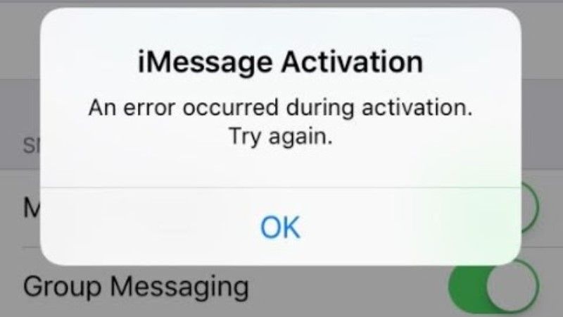 fix imessage activation error