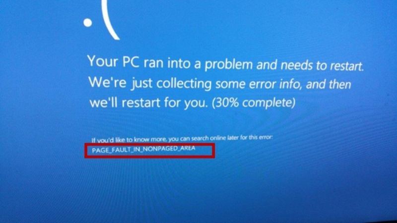 fix page fault in non-paged area