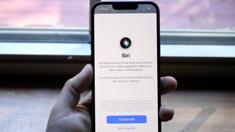 how to activate siri on iphone 13