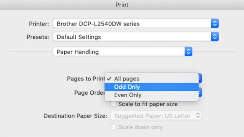 print double sided on mac monterey