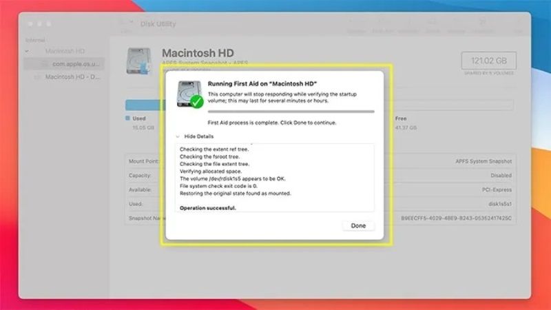 repair disk permissions on mac