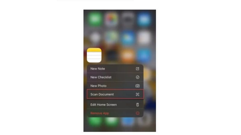 scan documents on iPhone 13