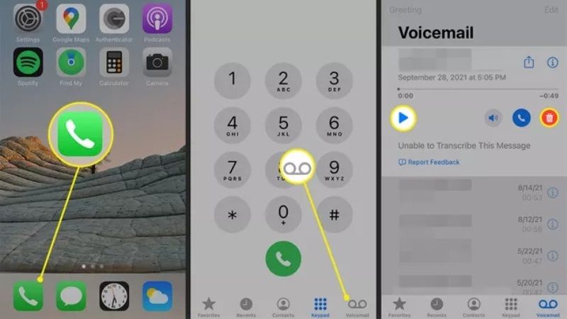 set up voicemail on iphone 13