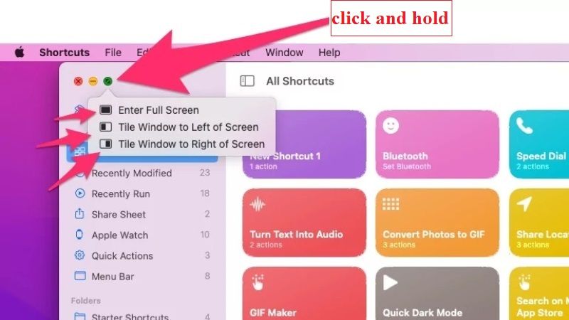 split screen on mac monterey