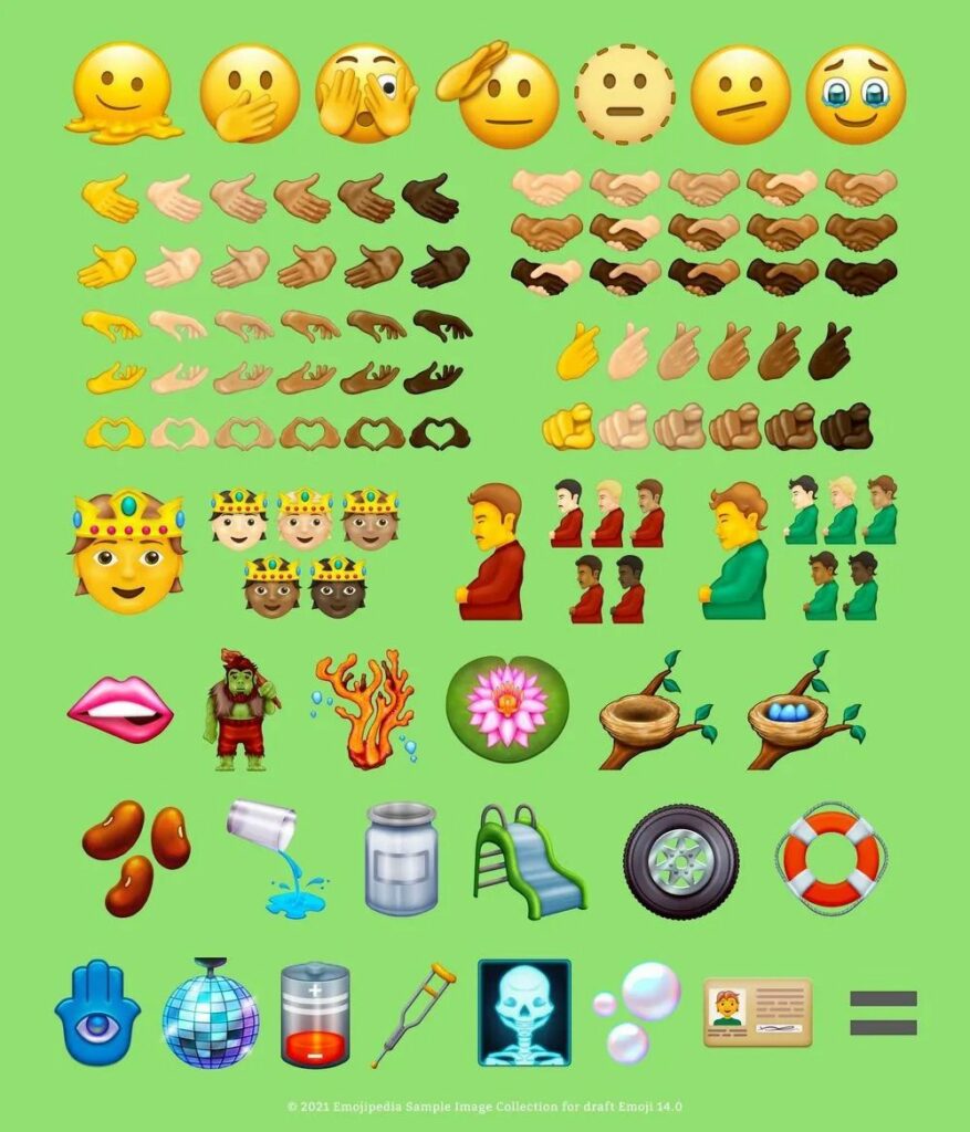 what are the new emojis for ios 15