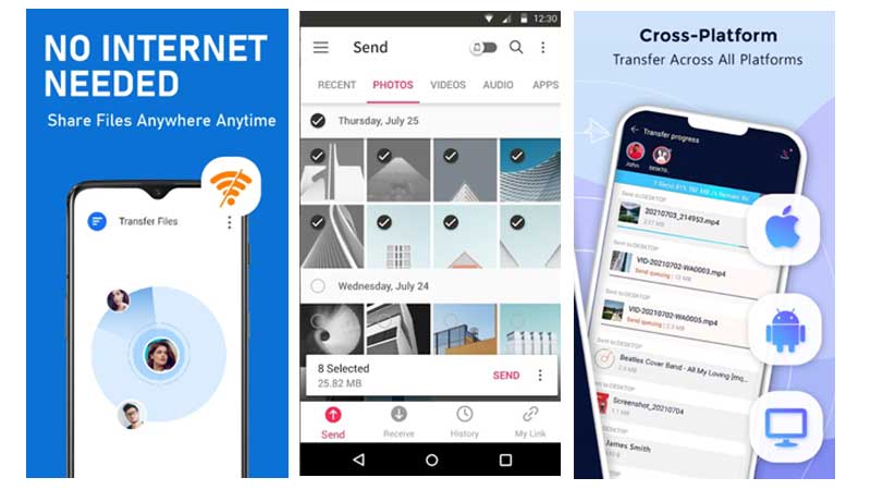 Android iPhone File Sharing
