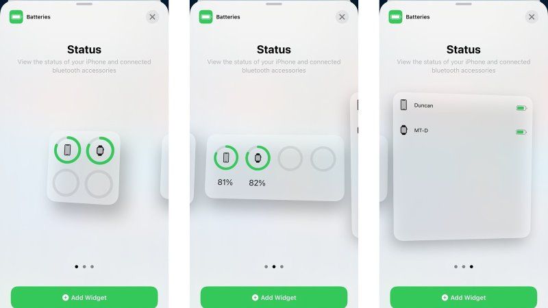 best widgets for iphone battery