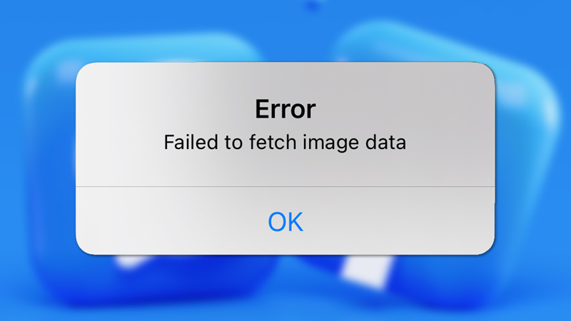 failed to fetch video data error on facebook messenger