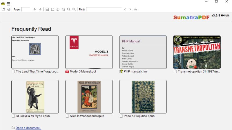 sumatra best epub reader