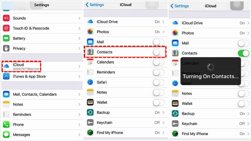 sync contacts from iphone to mac