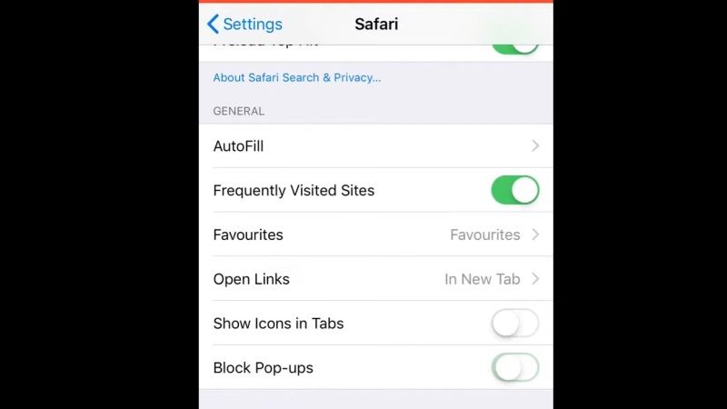 allow pop-ups on iphone