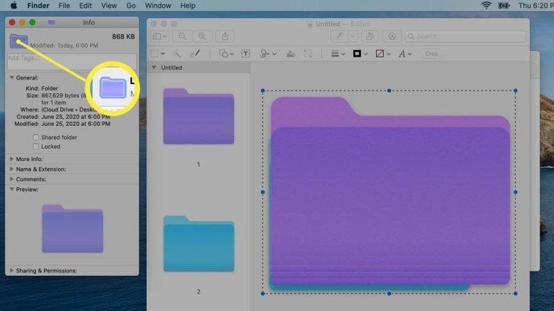 change folder icons on mac