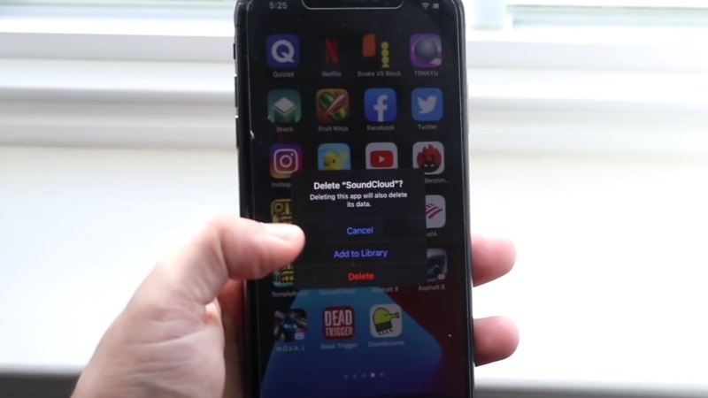 delete hidden apps on iphone