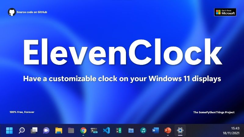 display clock on all monitors on windows 11
