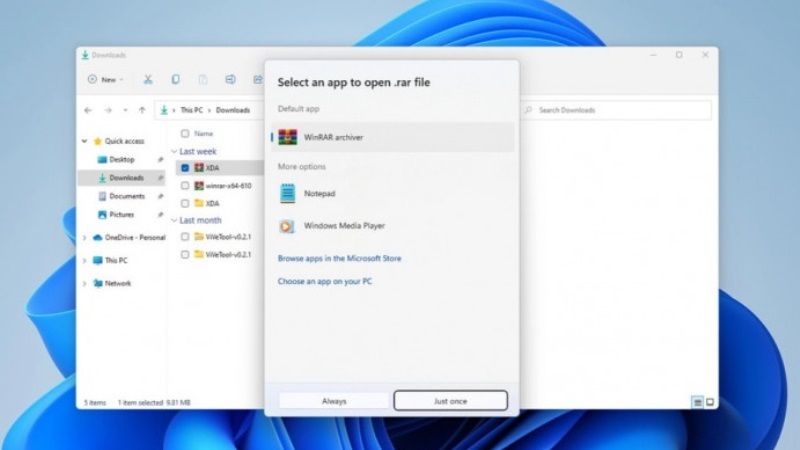enable new app picker in windows 11