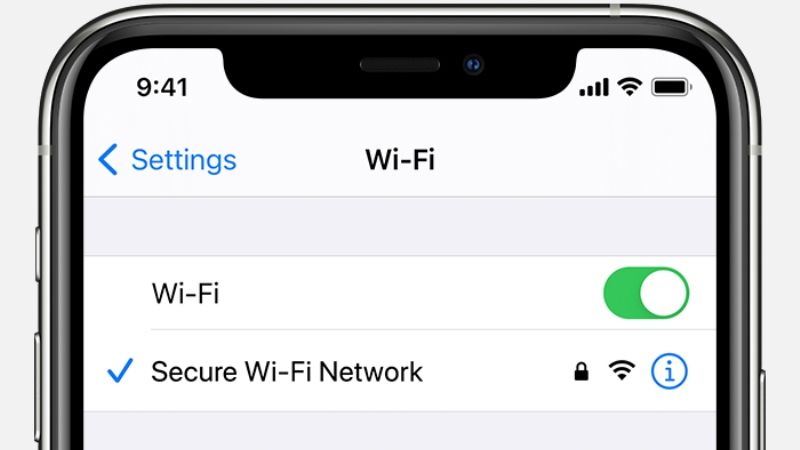 find wifi password on iphone