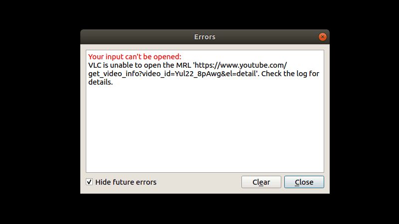 fix vlc is unable to open mrl