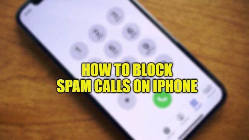 how to block spam calls on iphone