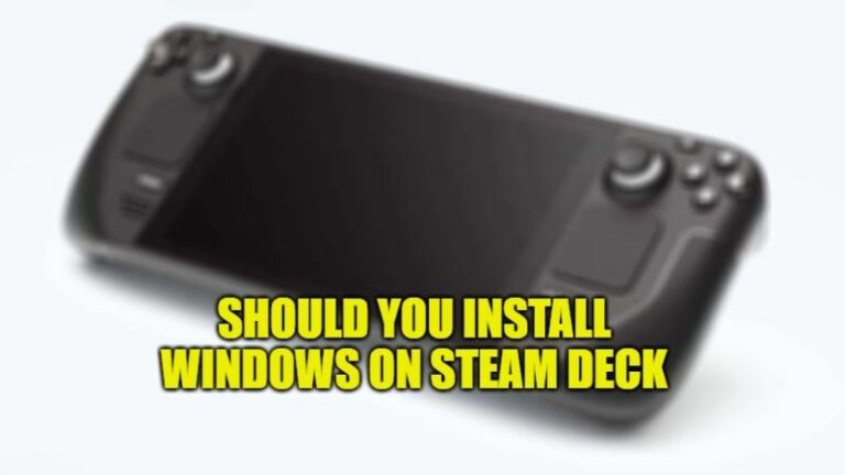 should you install windows on steam deck